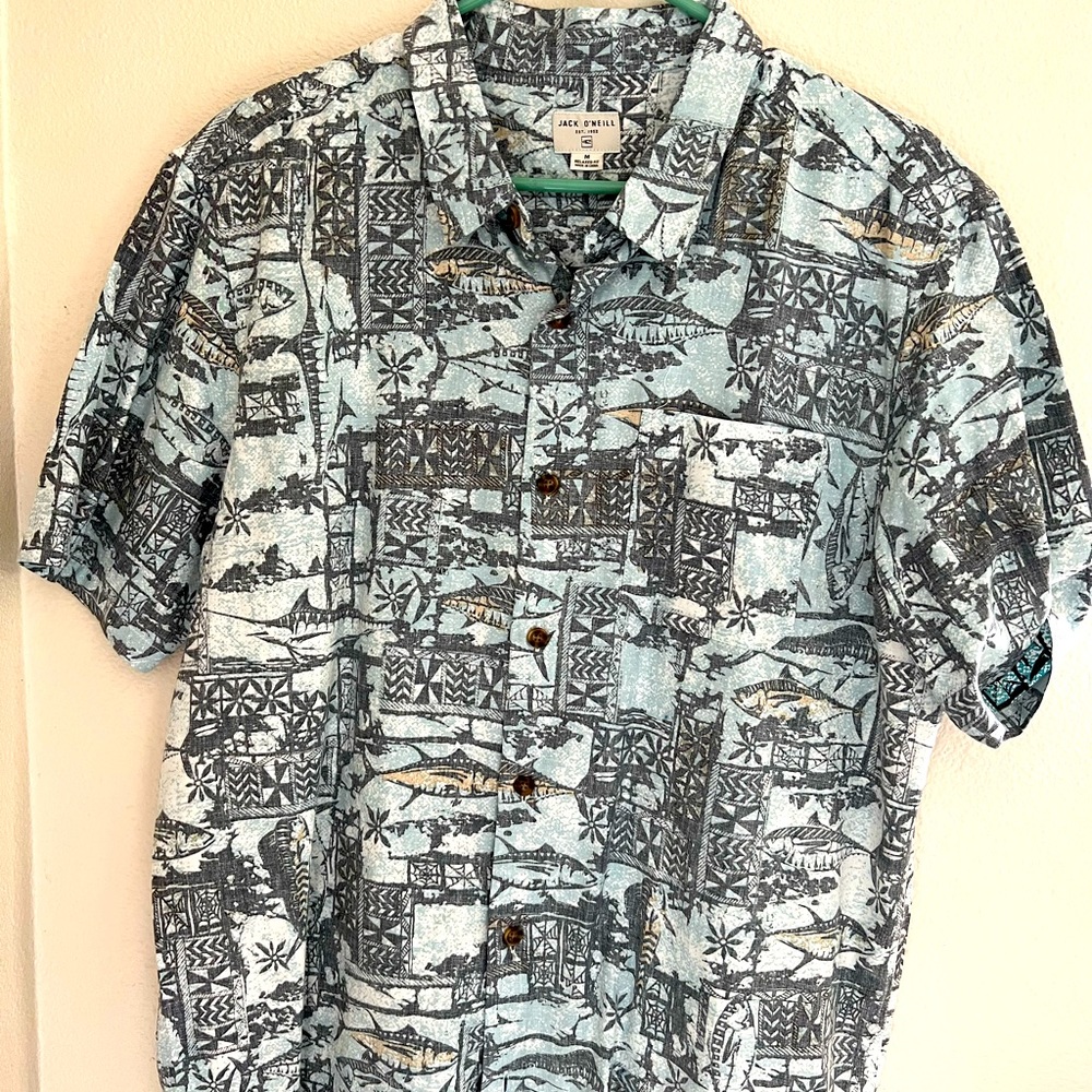Jack O’Neil, Relaxed Fit, Size M, Hawaii Short Sleeve Shirt